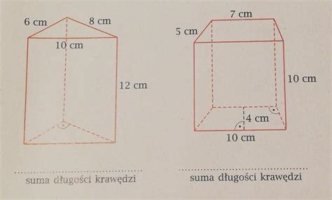Podstawami Graniastosłupów Przedstawionych Na Rysunkach Są
