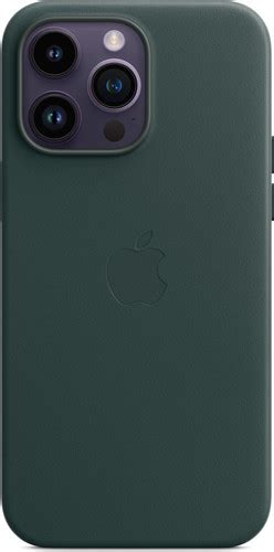 Apple Iphone 14 Pro Max Backcover Mit Magsafe Leder Waldgrün Coolblue