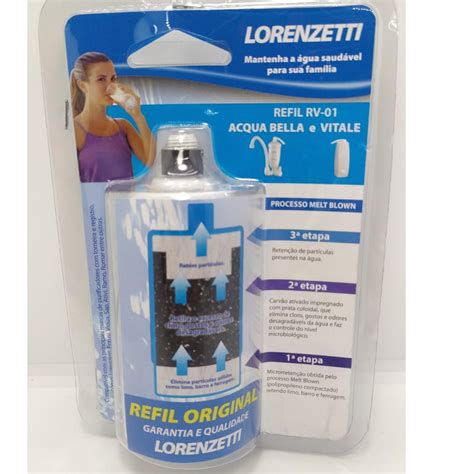 Vela Refil Original Para Filtro Lorenzetti Acqua Bella E Vitale Rv 01 Shopee Brasil