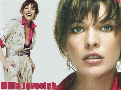 Milla Jovovich Milla Jovovich Wallpaper 37464401 Fanpop