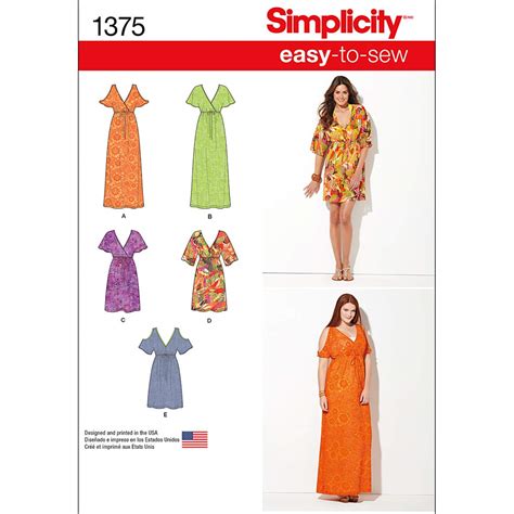 Easy Sew Dress Patterns Free Patterns