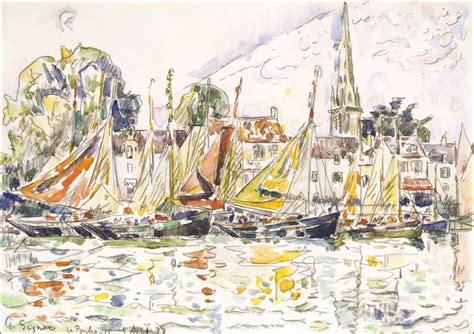 Le Pouliguen Fishing Boats Paul Signac Plakat X Cm