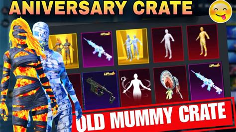 Bgmi New Anniversary Crate Opening Mummy Set Crate Opening And Mummy