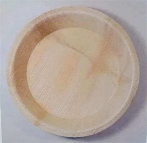 Inch Round Areca Palm Leaf Plate At Rs Piece Rajajinagar