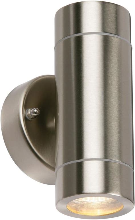 X Modern Stainless Steel Up Down Double Wall Spot Light Ip Outdoor