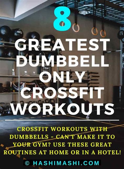 Great Dumbbell Only Crossfit Workouts At Home Crossfit Workouts At