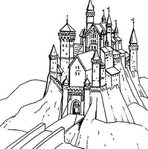 Dessin Chateau Princesse Luxe Galerie Dessins De Coloriage Chateau