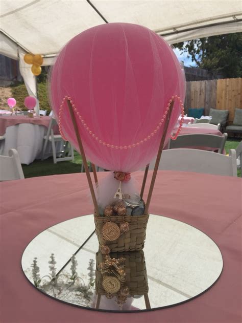 Hot Air Balloon Centerpiece Hot Air Balloon Party Balloon Centerpieces Holiday Party Decorations