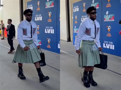 Fans Praise Juju Smith Schuster After He Arrives At Super Bowl In Skirt