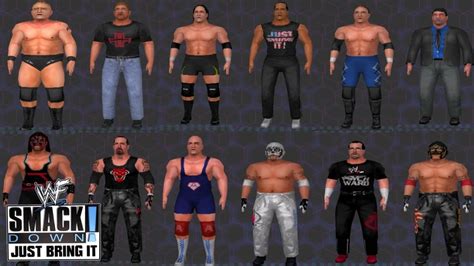 12 Greatest Wrestler CAWs For WWF SmackDown Just Bring It YouTube