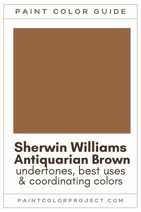 Sherwin Williams Antiquarian Brown Complete Color Review