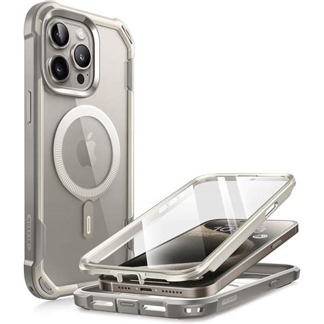 Etui Supcase I Blason Ares Mag SP Z MagSafe Do IPhone 15 Pro Max Szare