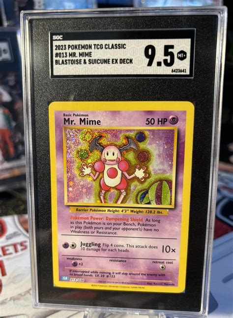 Pok Mon Tcg Mr Mime Pokemon Trading Card Game Classic Holo