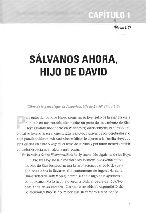 Libro Complementario Lección 1 Sálvanos ahora Hijo de David