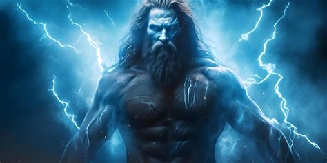 Premium Photo Zeus The Mighty Greek God Of The Sky And Thunder