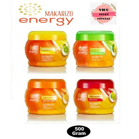 Jual Makarizo Hair Energy Creambath 500 Ml Shopee Indonesia