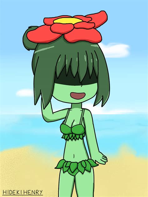 Plant Girl Swimsuit By Hidekihenry On Deviantart