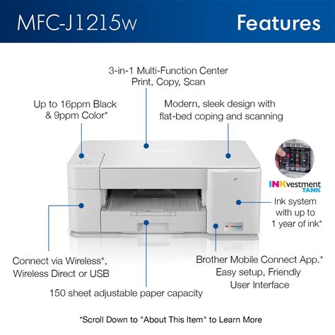 Brother MFC J1215W INKvestment Tank Wireless Nepal Ubuy