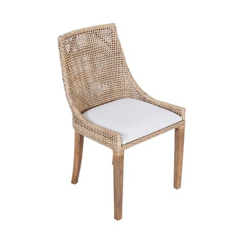 Cleveland Brown Rattan Dining Chair Eureka Furniture