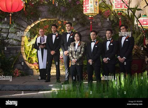 Crazy Rich Asians Chris Pang Second From Left Henry Golding Back