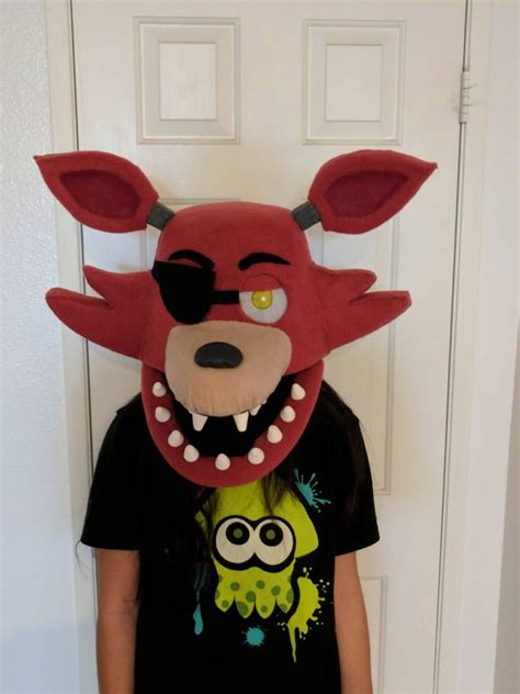 Foxy Five Nights At Freddys Halloween Mask Etsy