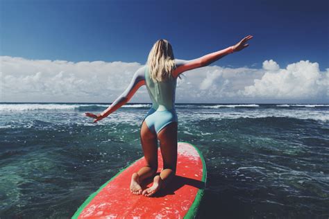 Wallpaper Landscape Women Blonde Sea Long Hair Ass Sky Legs