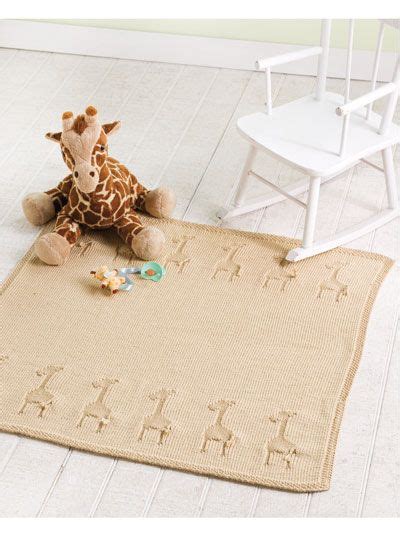 Jacks Giraffes Baby Blanket Knit Pattern Giraffe Baby Blanket