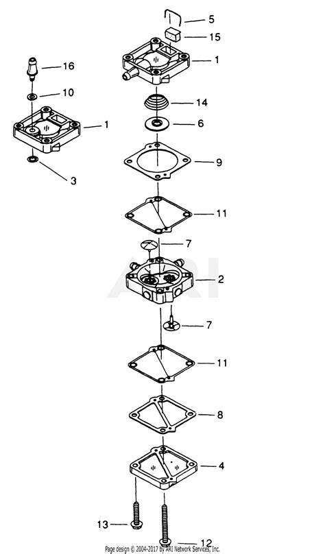 Walbro Impulse Pump Wip 12 1 Parts Diagram For Wip 12 1 Parts List