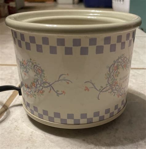 Vintage Rival Potpourri Crock Pot Electric Simmer Pot 3206 Made In Usa Retro Ebay