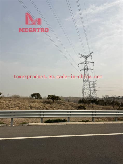 Megatro Power Kv Line Steel Lattice Tower China Kv Double