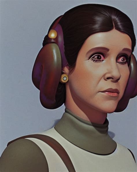 Krea Princess Leia From Star War A New Hope Concept Art By Ralph