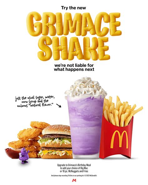 McDonald's Grimace Shake Advertisement (Parody) :: Behance