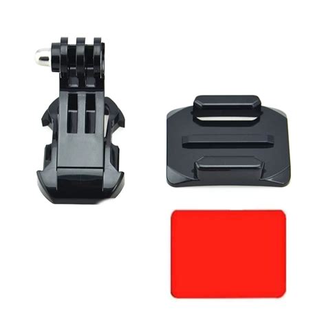 J Hook Buckle Curved Mount With Adhesive Sticker For Gopro Mount Hero