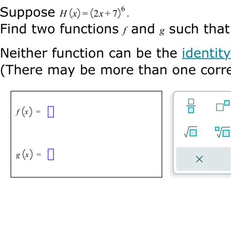 Solved Suppose H X X Find Two Functions F And G Chegg