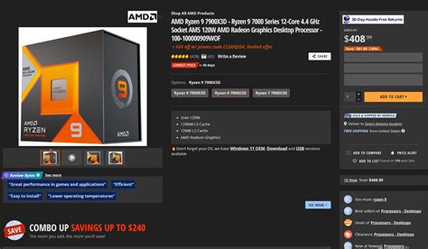 Welcome to Vmodtech เอเอมดลดราคา AMD Ryzen 9 7900X3D ในราคา