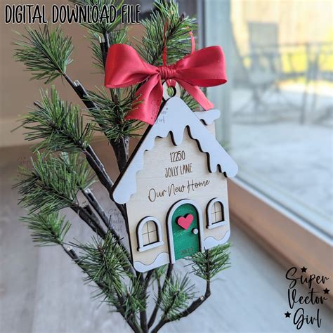 New Home Christmas Ornament First Home House Warming T Realtor A
