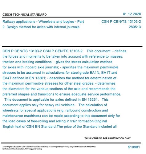 CSN P CEN TS 13103 2 Railway Applications Wheelsets And Bogies