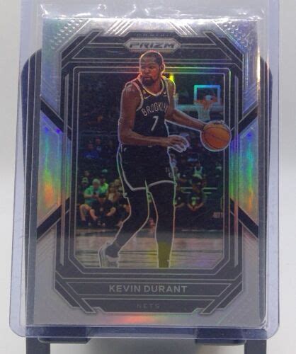 Panini Prizm Kevin Durant Silver Prizm Card Brooklyn Nets