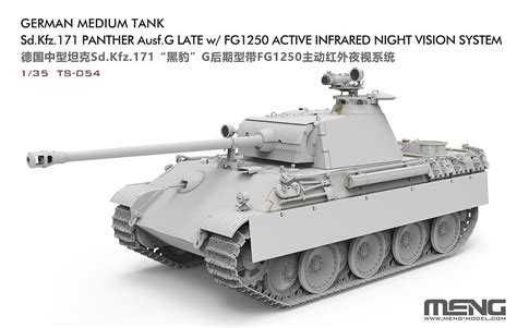 1 35 Sd Kfz 171 Panther späte Ausführung Militär MENG MODEL