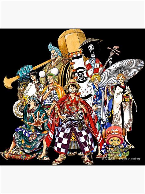 Straw Hat Pirate Crew One Piece Poster For Sale By Khaled9999 Redbubble