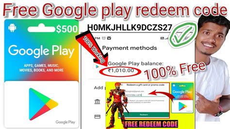 Free Google Play Redeem Code How To Get Free Google Play Redeem Code