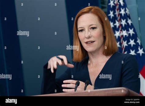 White House Press Secretary Jen Psaki Holds A News Briefing At The White House In Washington Dc