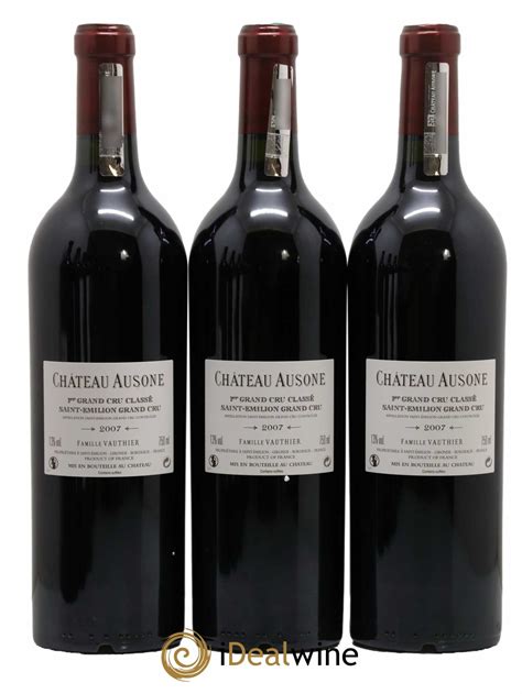 Acheter Château Ausone 1er Grand Cru Classé A 2007 lot 8103