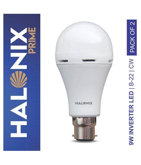 Halonix 9W LED Bulbs Cool Day Light - Pack of 2: Buy Halonix 9W LED ...