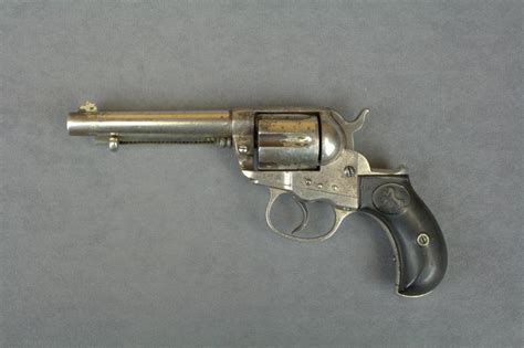 Colt Model 1877 Da Thunderer Revolver 41 Cal 4 12” Barrel Nickel