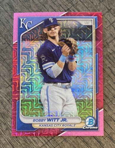 Bobby Witt Jr Bowman Chrome Mega Mojo Refractor Royals