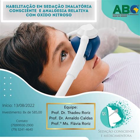 Habilitação em Analgesia relativa e Sedação Consciente Inalatória