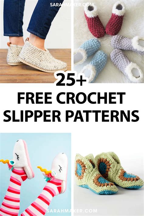 Easy Crochet Slipper Patterns For Beginners