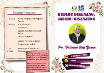 Buku Program Majlis Puan Fatimah Lasiah Ahmad Flip Pdf Anyflip