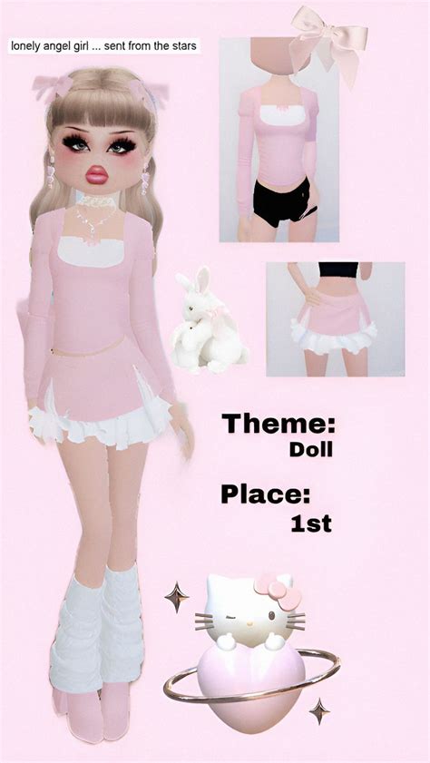 Doll Theme Outfit In 2024 Themed Outfits Role Play Outfits Dress To Impress